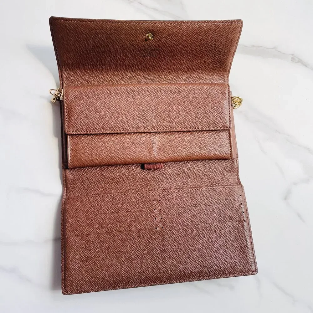 Louis Vuitton International Wallet with strap ✨ - Picture 8 of 16